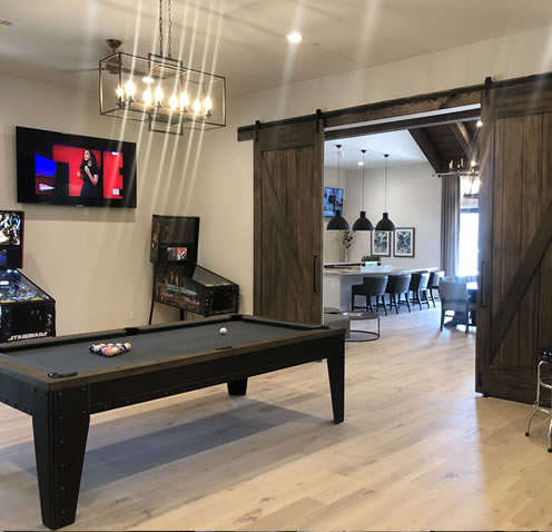 Apartments in Spring, TX - Clubhouse Game Room with TV
